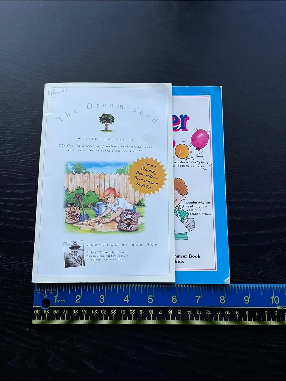 2 Vintage Children Books - I Wonder Why / Blue Children's Question & Answer Book